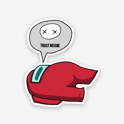 Trust no one sticker - Stickers | STICK IT UP
