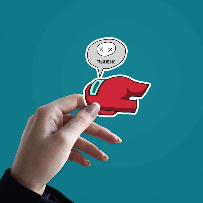 Trust no one sticker - Stickers | STICK IT UP