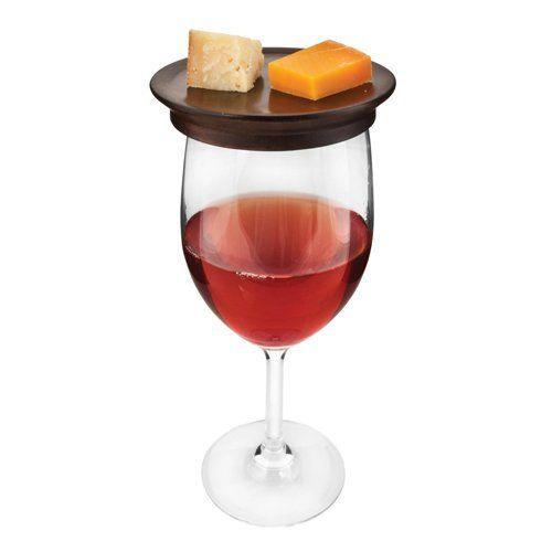 Twine Wine Glass Topper Plates set of 4