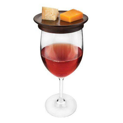 Twine Wine Glass Topper Plates set of 4