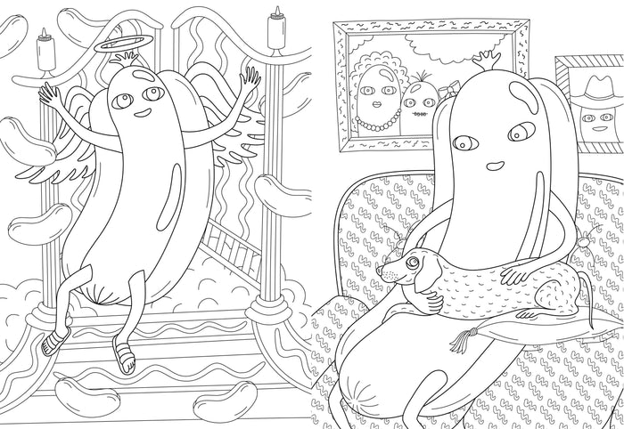 Ultimate Hot Dog Coloring and Activity Book