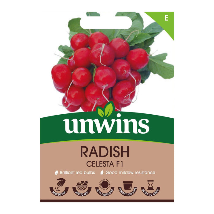 Unwins Radish Celesta Seeds