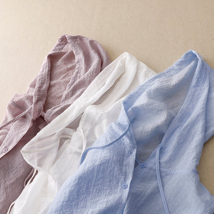 Victoria™ | Lightweight Hoodie with Buttons