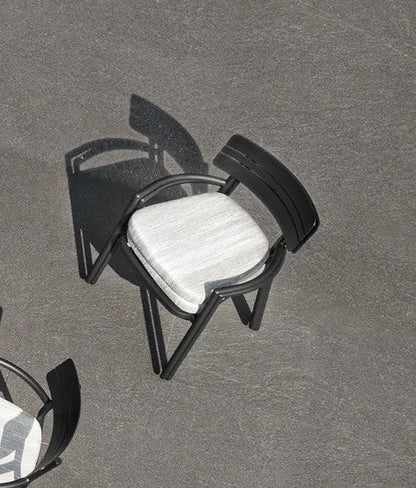 Vienna Dining Arm Chair - Outdoor Aluminum - - Greathouse