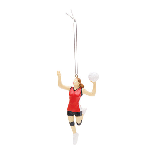 A Volleyball Player Ornament.