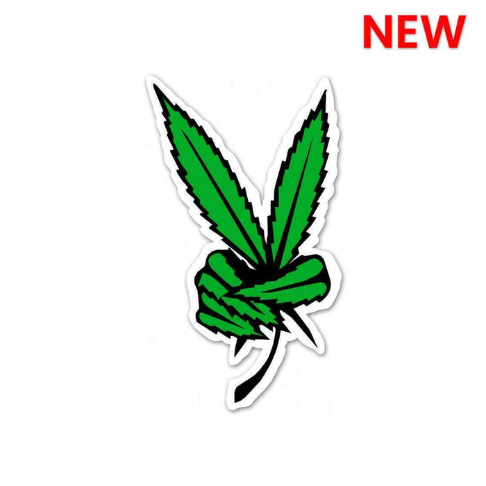 Weed Peace Sticker - Stickers | STICK IT UP