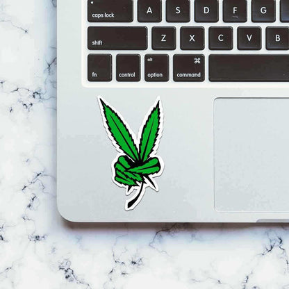 Weed Peace Sticker - Stickers | STICK IT UP