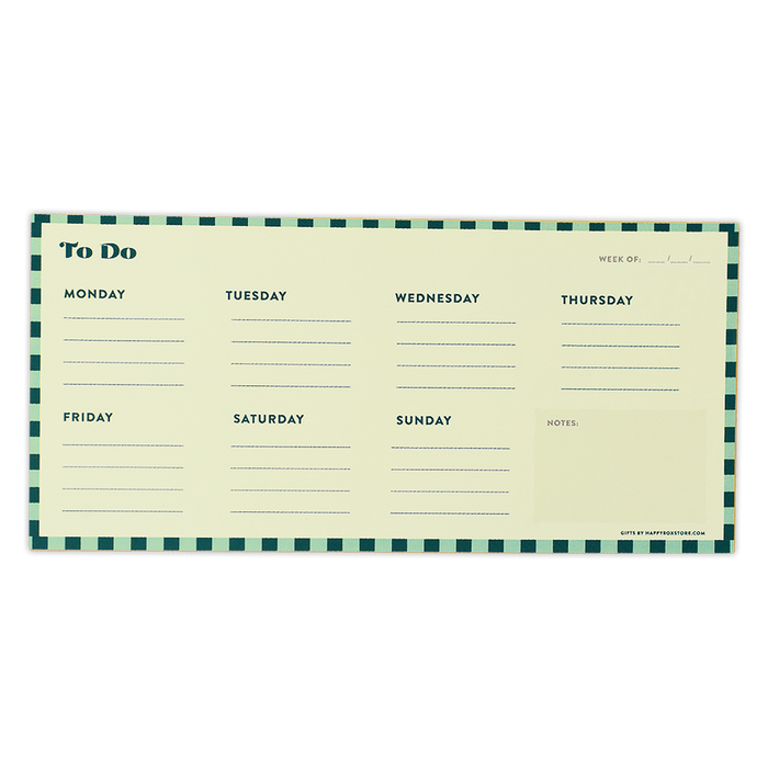 Weekly To-Do Pad