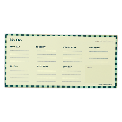 Weekly To-Do Pad