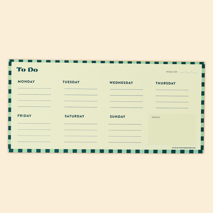 Weekly To-Do Pad