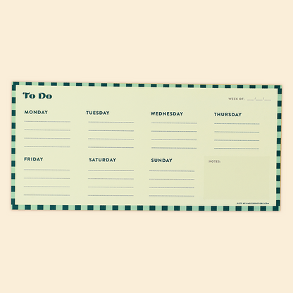 Weekly To-Do Pad