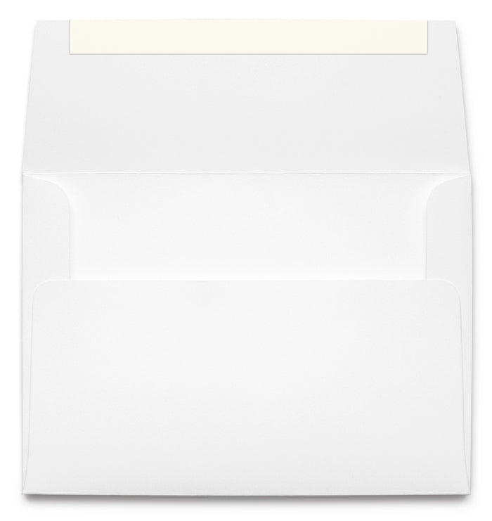 White A6 Envelopes - 4 3/4" x 6 1/2" - (Self Seal)