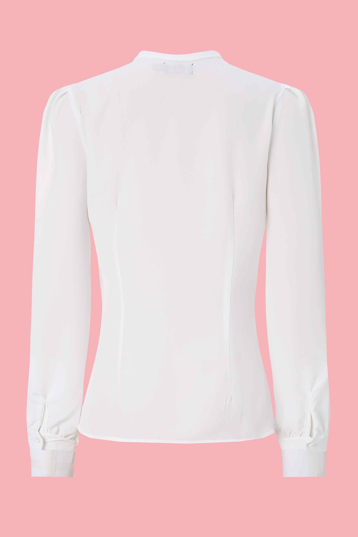 Margaret White Long Sleeved Blouse