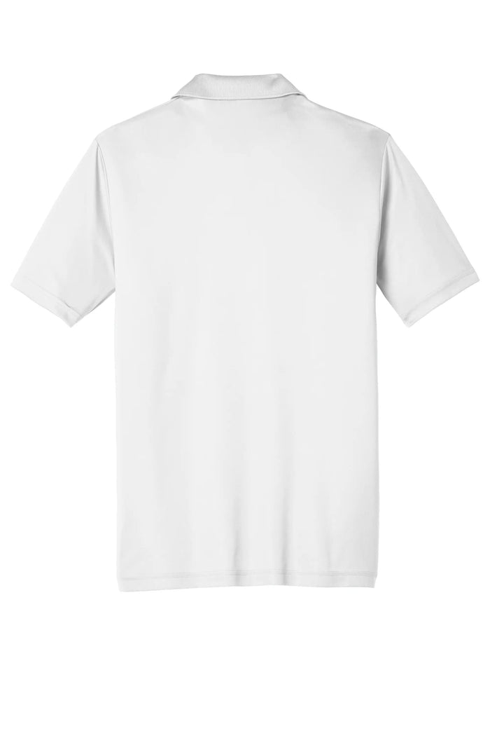 White Polyester Interlock Moisture Wicking Referee Shirt