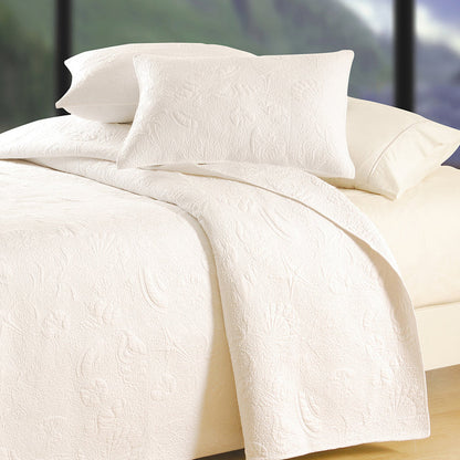 A White Shell Matelasse.