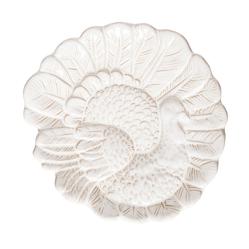 A White Turkey Plate.