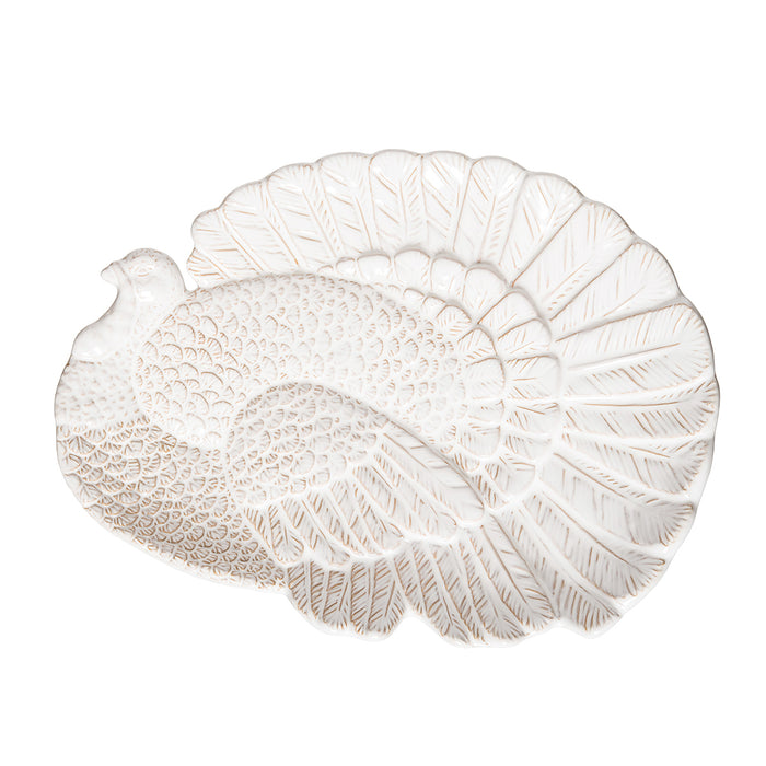 A White Turkey Platter.