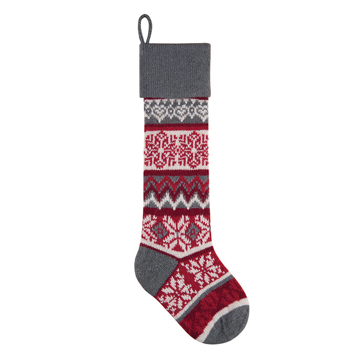 A Winter Snowflake Stocking.