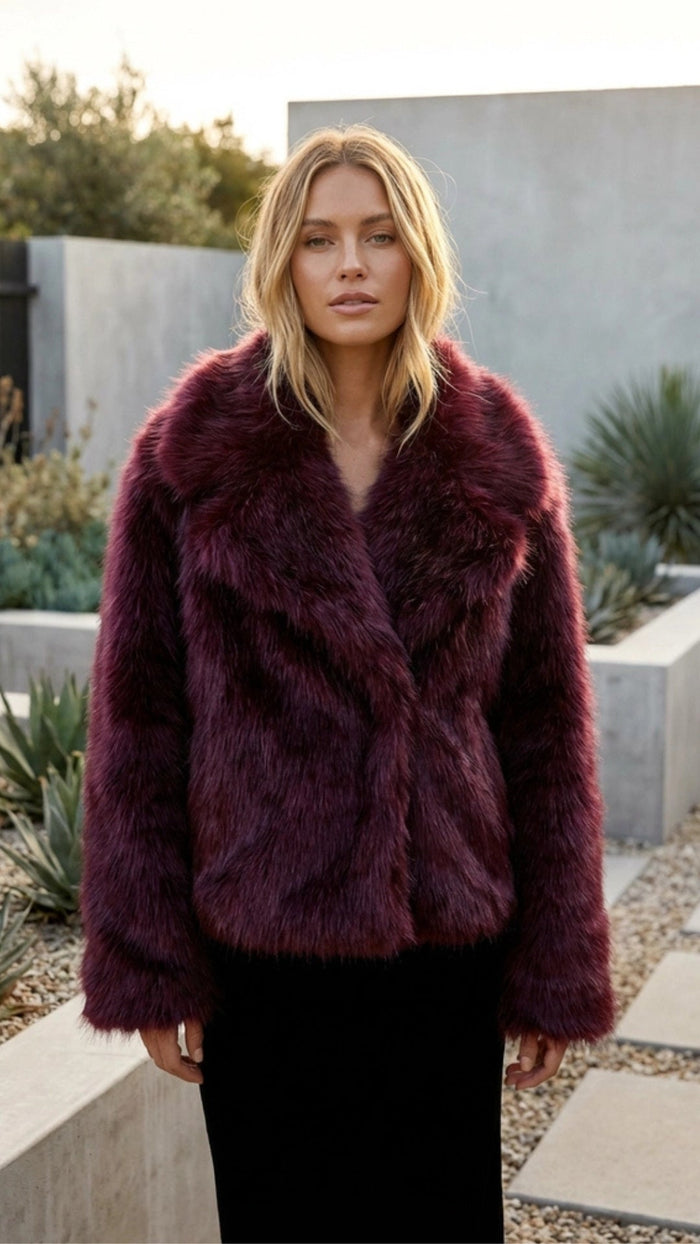 Women's Soft Faux Fur Jacket