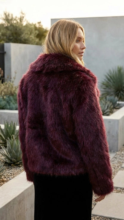 Women's Soft Faux Fur Jacket