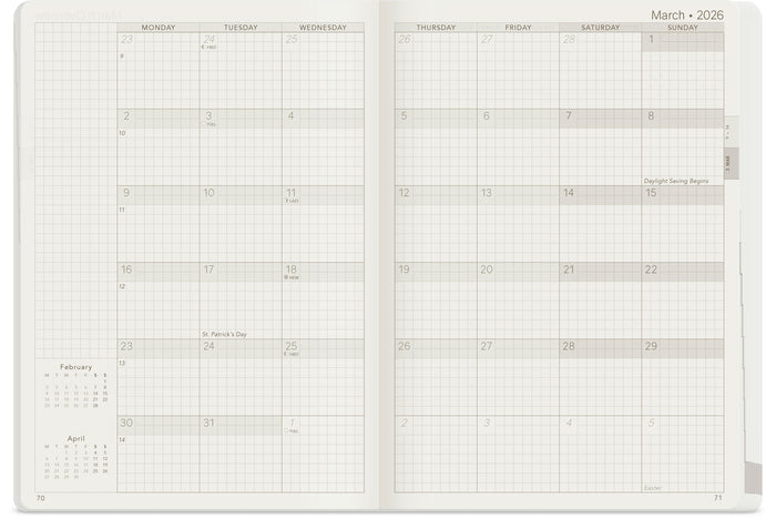 Wonderland222 2026 A5 Core Horizontal Planner