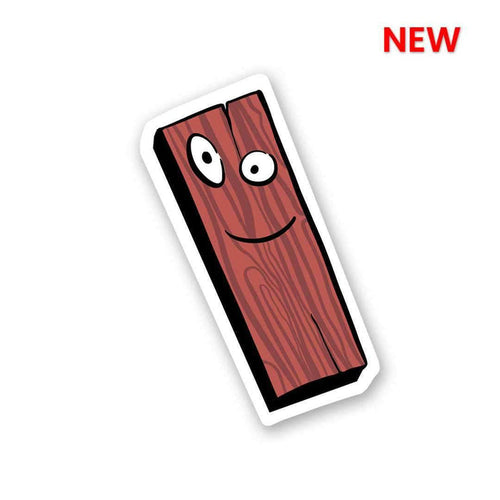 Wood Board Sticker - Stickers | STICK IT UP