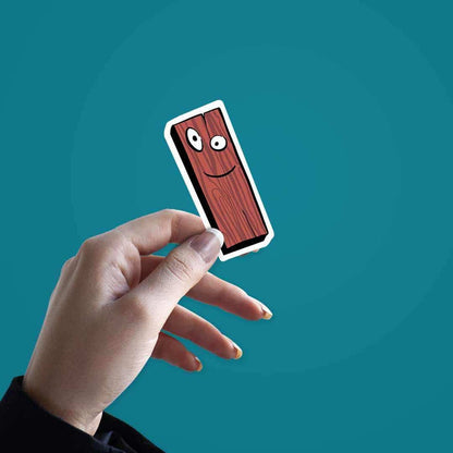 Wood Board Sticker - Stickers | STICK IT UP