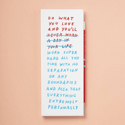 Work/Life Balance List Ledger