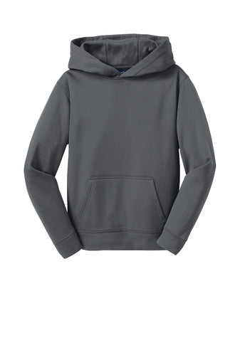 YOUTH SPORT-WICK FLEECE HOODED PULLOVER